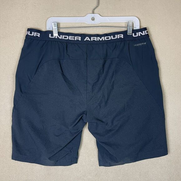 Under Armour Shorts Mens‎ Large Gray Heat Gear Loose Hiking Golfing Adult - Picture 9 of 10